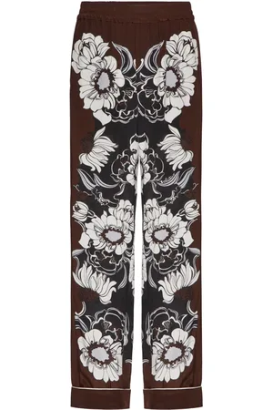 VALENTINO GARAVANI Graphic-print elasticated-waist trousers