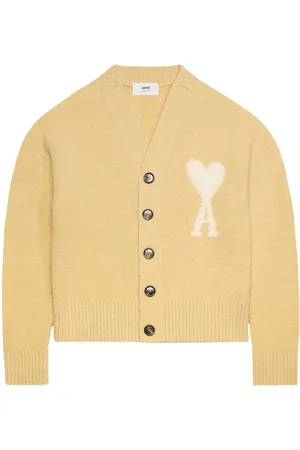 Ami Cloudy Wool Ami de Coeur cardigan