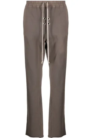 Rick Owens Elasticated-waist cotton trousers