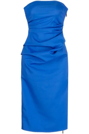 MATICEVSKI Ruched strapless dress