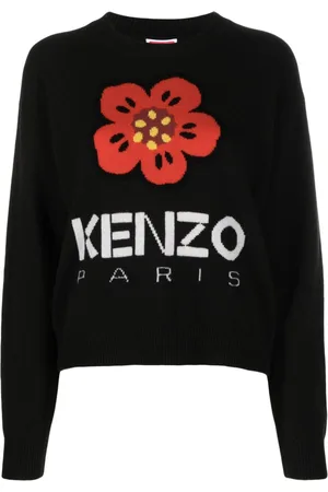Kenzo Boke Flower-motif wool jumper