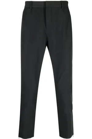 PT Torino Ankle-zip cropped trousers