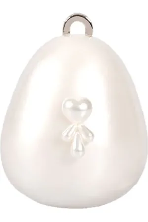 Simone Rocha Nano Egg faux-pearl clutch bag