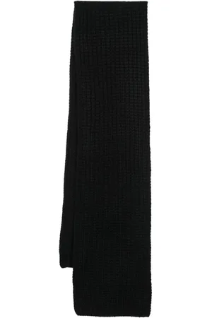 LISKA Chunky-knit cashmere scarf