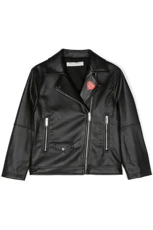 PHILOSOPHY DI LORENZO SERAFINI Faux-leather biker jacket