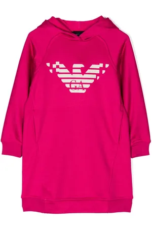 Emporio Armani Logo-print hoodie dress