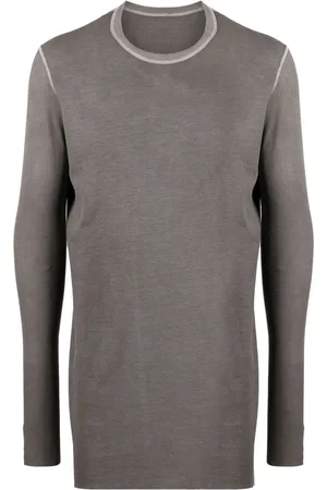 11 BY BORIS BIDJAN SABERI Fine-ribbed long-sleeved T-shirt