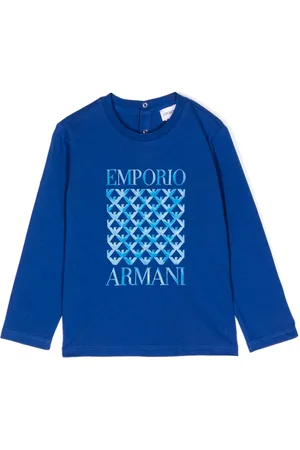 Emporio Armani Logo-print long-sleeve T-shirt