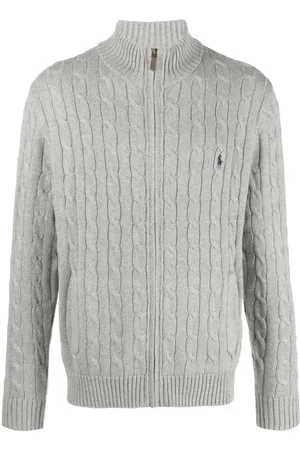 Ralph Lauren Polo Pony-motif cable-knit cardigan