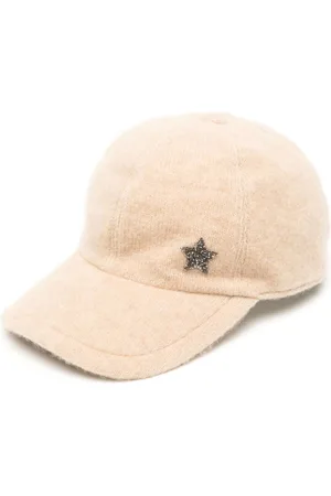 LORENA ANTONIAZZI Star-patch fleece cap