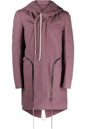 Rick Owens Drawstring-waist hooded parka