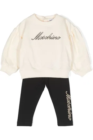 Moschino Logo-print cotton tracksuit set