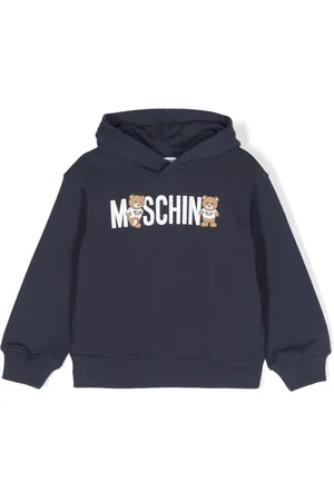 Moschino Teddy Bear-motif cotton hoodie