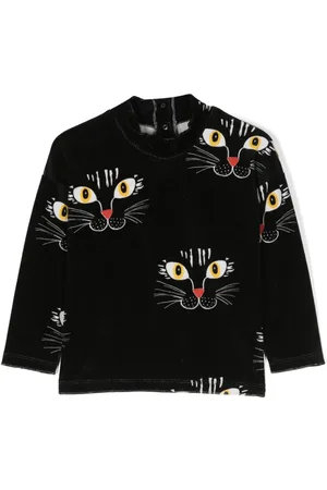 Mini Rodini Graphic-print high-neck top