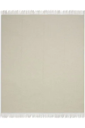 alonpi cashmere Melrose fringe-detailing blanket