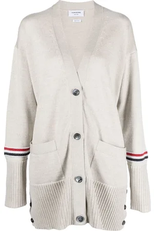 Thom Browne Virgin-wool V-neck cardigan