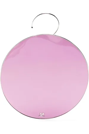 Courrèges Logo-embossed circular earring