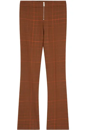 Stella McCartney Prince-Of-Wales slim-cut trousers