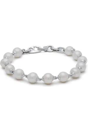 MAOR Pearl-detail sterling-silver bracelet