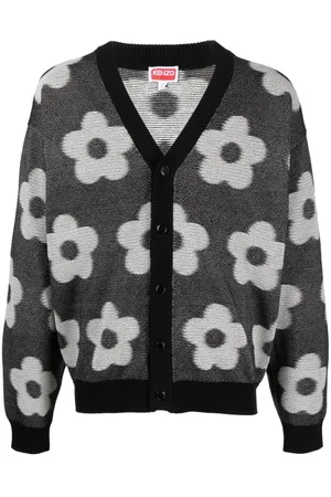 Kenzo Boke Flower-motif cotton cardigan