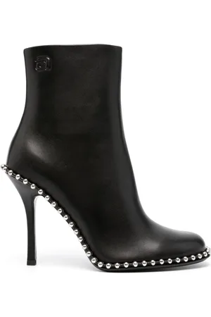 Alexander Wang 110mm stud-embellished leather ankle boots