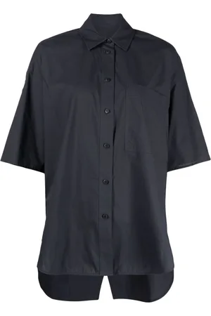 Lee Mathews Drop-shoulder button-down shirt