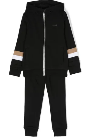 HUGO BOSS Logo-print cotton tracksuit set