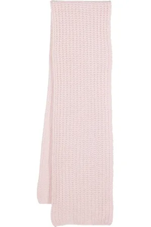LISKA Chunky-knit cashmere scarf