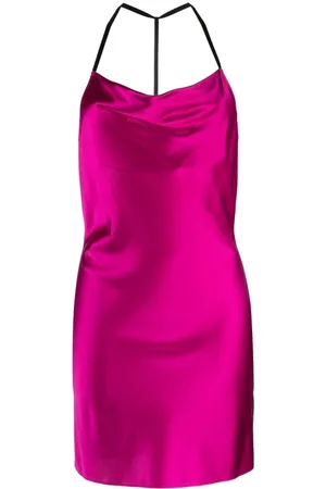 FLEUR DU MAL T-back cowl slip dress