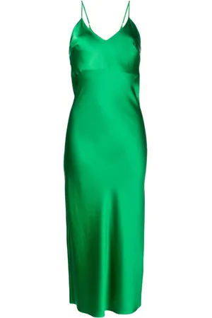 Gilda & Pearl Sophia silk slip midi dress