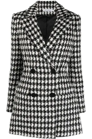 Self-Portrait Houndstooth blazer dress