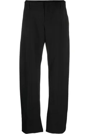 SSHEENA Layered-waistband straight-leg trousers