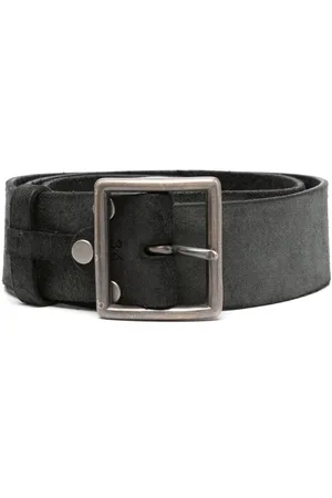 Ralph Lauren Logo-engraved suede belt