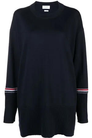 Thom Browne Crew neck fine-knit jumper