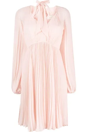 ZIMMERMANN Sunray pleated long-sleeve dress
