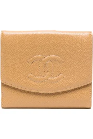 CHANEL Pre-Owned 2003 CC Stitch Flap Bifold Wallet - Farfetch