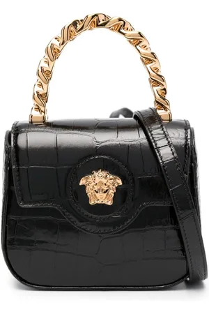 VERSACE La Medusa leather mini bag
