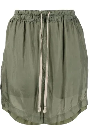 Rick Owens Drawstring satin shorts