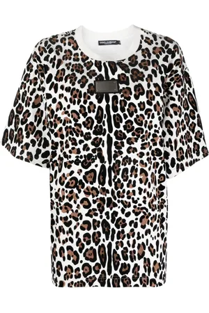 Dolce & Gabbana Leopard-print cotton T-shirt