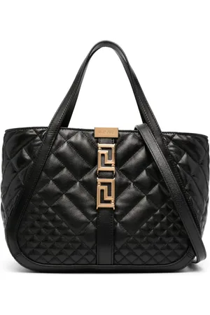 VERSACE Greca Goddess quilted tote bag