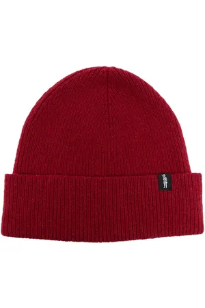 MACKINTOSH Logo-tag recycled cashmere beanie