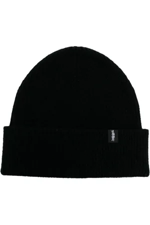 MACKINTOSH Logo-tag recycled cashmere beanie