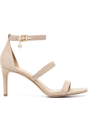 Michael Kors Koda 80mm logo-charm glitter sandals