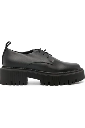 LORENA ANTONIAZZI 50mm lace-up leather loafers