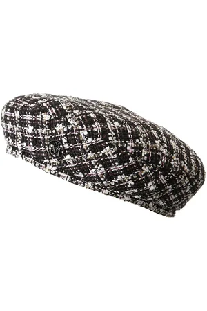 New Billy checked wool beret