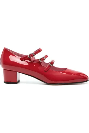 Carel Kina patent-leather Mary Jane shoes