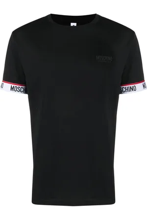 Moschino Logo-tape detail cotton T-shirt