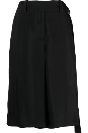 Jil Sander Belted-waist wide-leg shorts