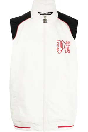 Palm Angels Racing Paddock monogram-embroidered vest