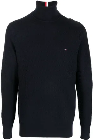 Tommy Hilfiger Logo-patch cotton cardigan